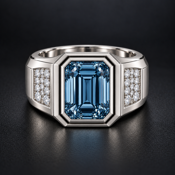 男戒→彩鑽→祖母綠形 